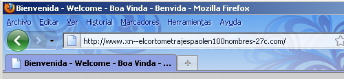 Navegador Firefox: un dominio con Ñ se ve sólo en PunyCode Navegador Firefox: un dominio con Ñ se ve sólo en PunyCode