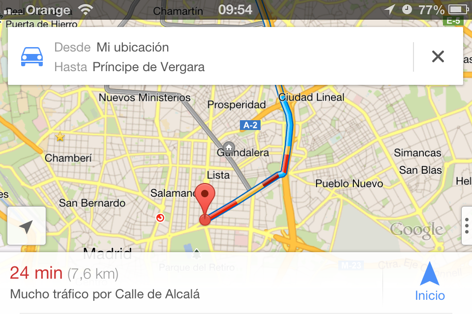 Seguimiento en vivo del tráfico Seguimiento en vivo del tráfico