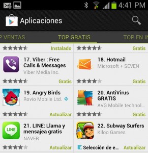 Top Apps gratuitas