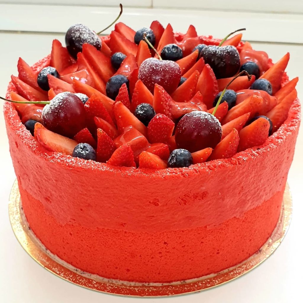 tarta carlota de fresas