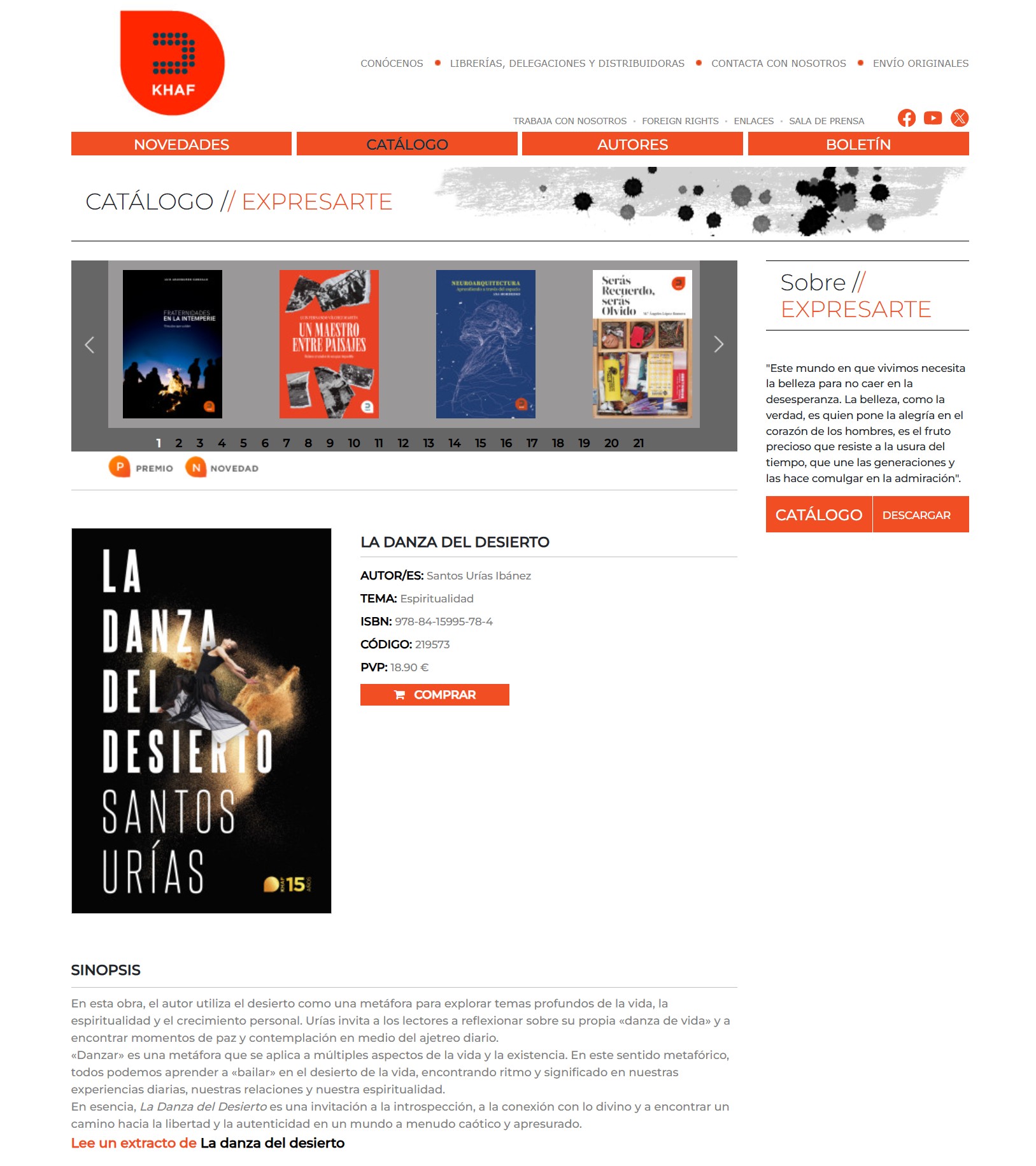 web editorial publicaciones religiosas