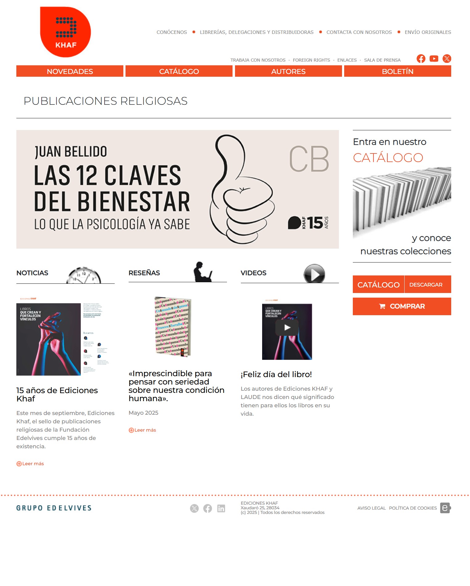 home web editorial publicaciones religiosas