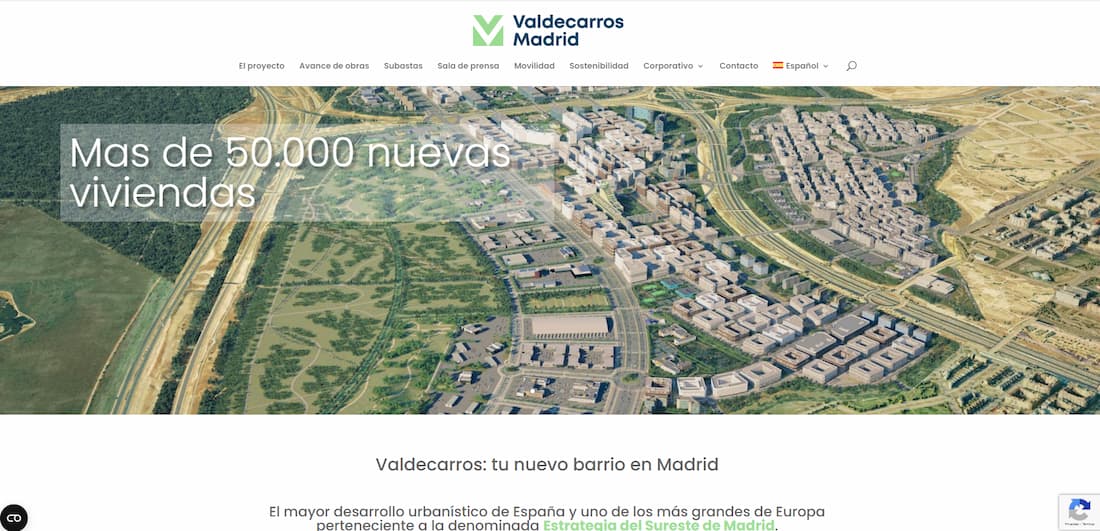 desarrollo web junta valdecarros