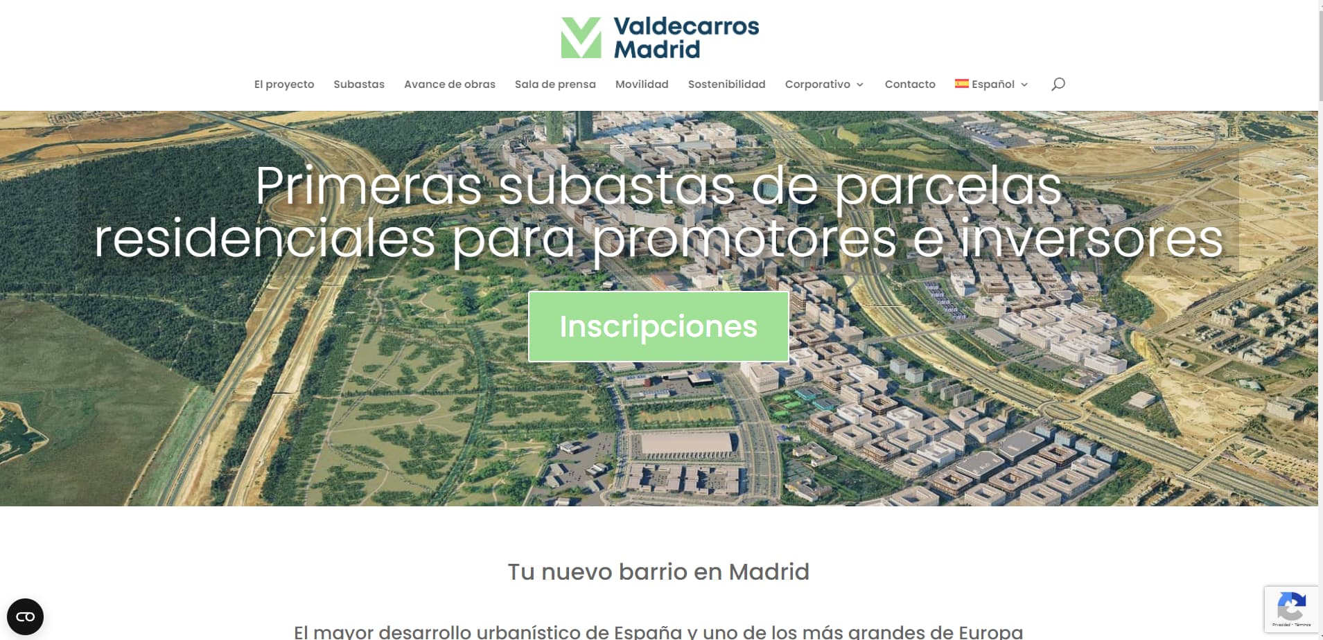 web junta compensación valdecarros