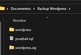 Archivos importantes