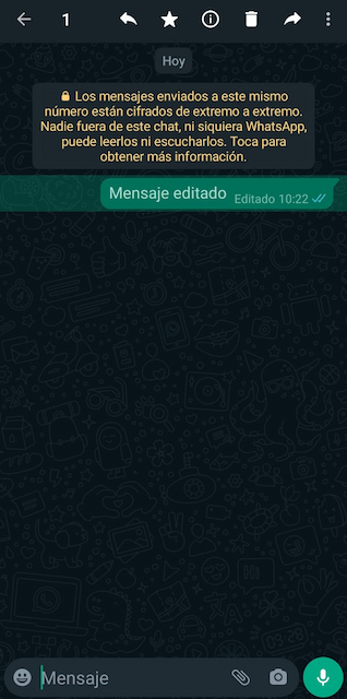 Mensajes de Whatsapp