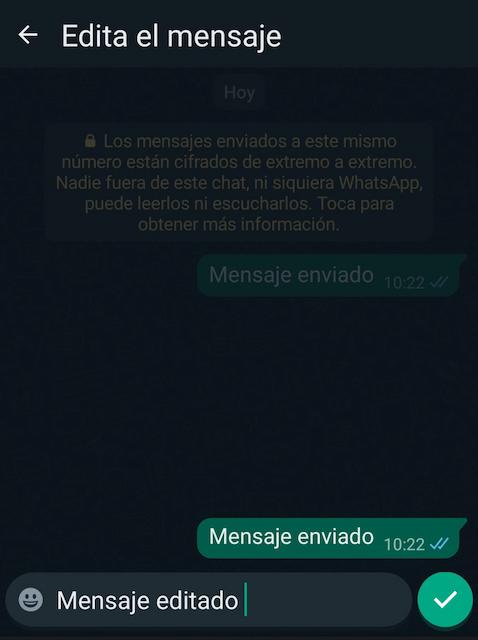 Mensajes de Whatsapp